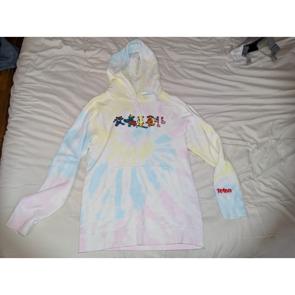 Teton Gravity Research Womens Small Grateful Dead Dancing Ski Bears Hoodie